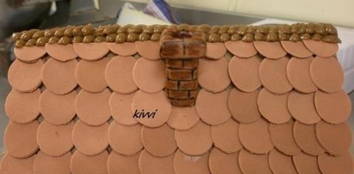 Шаг №7 МК Торт Домик от Kivvi 