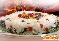 Сырное рагу с рисом