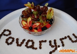 Рецепт: Сказочный десерт "Ягодно-кофейный соблазн"