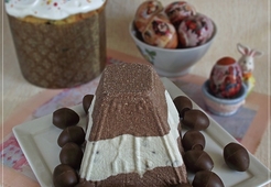 Полосатая пасха с шоколадом