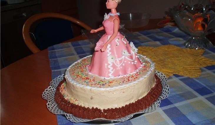 МК Торт Кукла Барби от Larissa3