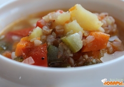 Рецепт: Рассольник с гречкой