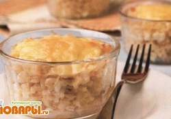 Рецепт: Мясо криля, запеченное под майонезом