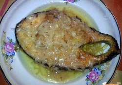 Рецепт: Рыба Эскалар (Масляна) в лимонном соусе