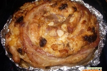 Шаг 3: Аккуратно сворачиваем фаршированные ребрышки в …