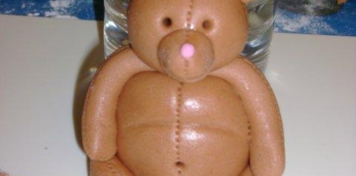 Шаг №11 МК Торт Мишка-малышка от  Annula