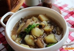 Суп с баклажанами (баклажанный суп)