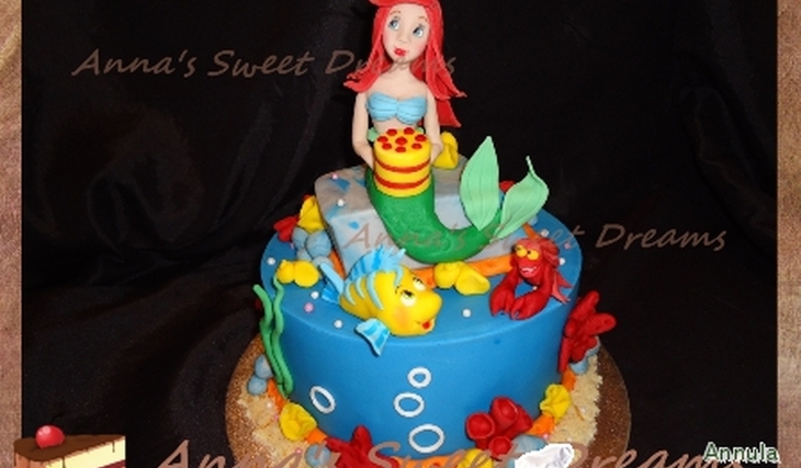 МК Торт Русалочка Ариэль от Annula