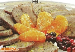 Рецепт: Утиная грудка фаршированная