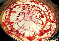 Рецепт: Чизкейк "Паутинка"