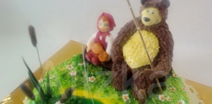 Шаг №49 Маша и Медведь от alizka