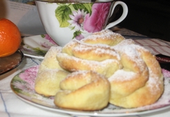 Печенье творожное без сахара