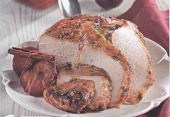 Грудка индейки с пряными сливами  