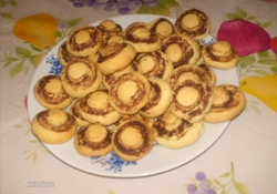 Рецепт: Печенье "шампиньоны" 