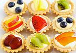 Рецепт: Корзиночки с фруктами