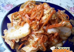 Рецепт: Салат из пекинской капусты