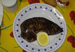 Печень говяжья с лимоном