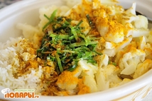 Шаг 4: Теперь нужно соединить рис и …