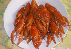 Раки вареные со специями