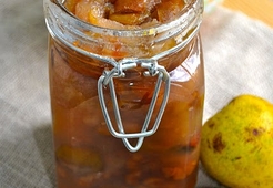 Грушевое варенье с орехами