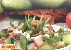 Рецепт: Салат из рыбы