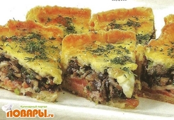 Пирог с грибами