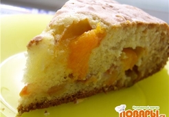 Сметанный фруктовый пирог