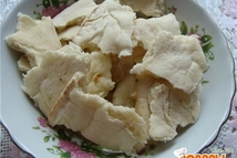 Шаг 4: В конце лепешку порвать на …