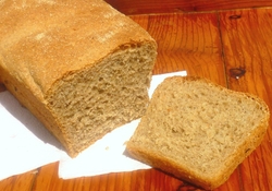 Рецепт: Серый хлеб с хрустящей корочкой