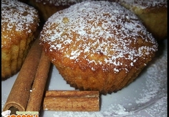 Кексы с яблоками