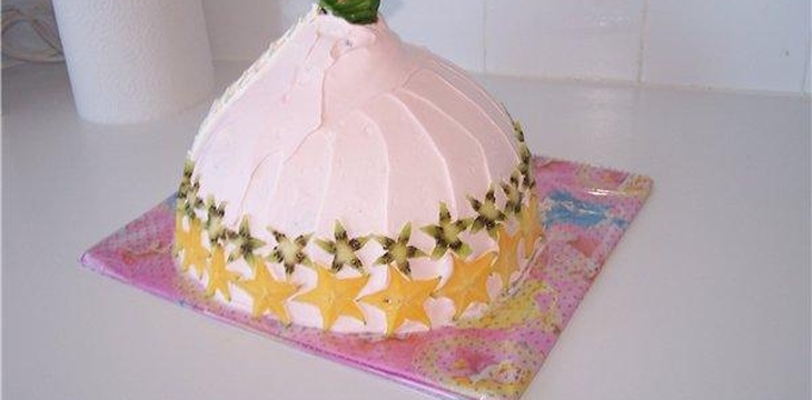 Шаг №4 Мк Торт Барби от sokrolga