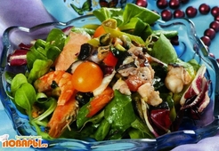 Теплый морской микс по-алжирски  