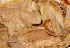 Фаршированное жаркое из кролика