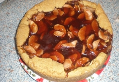 Пирог с яблочным кремом