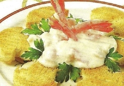 Ньюбург из креветок