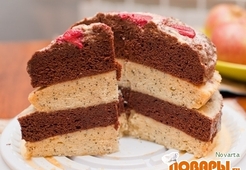 Деньрожденный торт в микроволновке