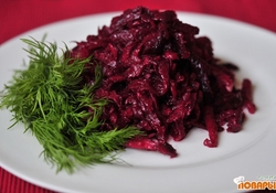 Рецепт: Свекольный салат по-корейски