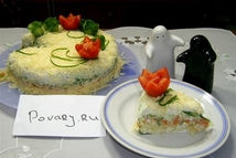 Шаг 4: Я украсила огуречной стружкой и …