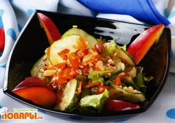 Рецепт: Салат с миндалем по-абиссински