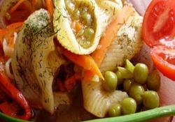 Рецепт: Фаршированные овощами ригатоны