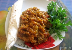 Рецепт: Постное овощное рагу 