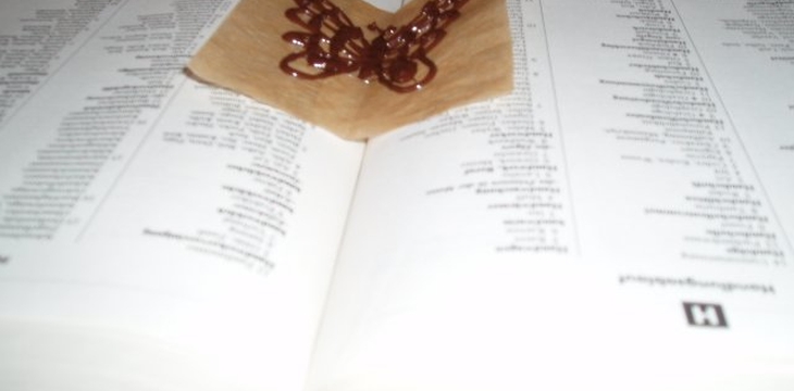 Шаг №4 МК Бабочка из шоколада от Larissa3 