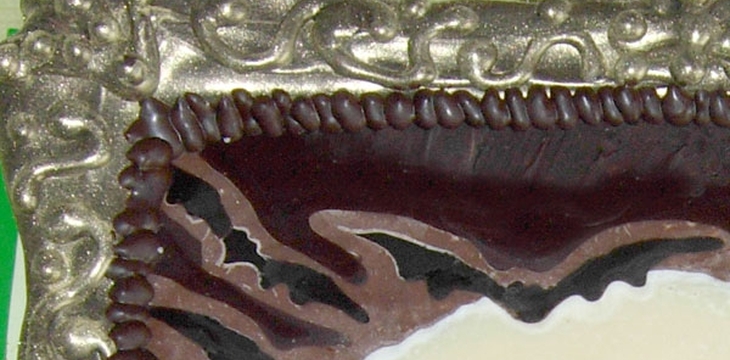 Шаг №9 МК Шоколадная кртинка от Toropyga