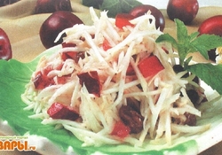 Рецепт: Салат из тыквы и слив