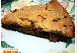 Рецепт: Пирог с капустой на кефире