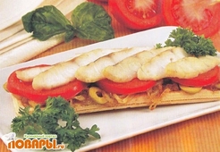 Хлебцы с рыбой