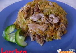 Салат из редьки с мясом