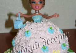 Торт "Кукла Братц"