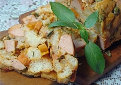 Рецепт: Закуска из засохшего хлеба