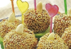 Шарики из индейки с грибами